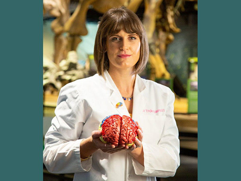 Elizabeth “Liz” Engler-Chiurazzi, assistant professor of neurosurgery at the School of Medicine, was chosen as one of the 120 If/Then ambassadors. (Photo courtesy of the If/Then Collection)
